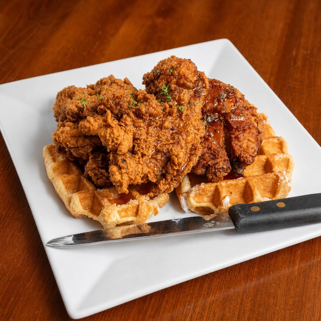 Chicken & Waffles.