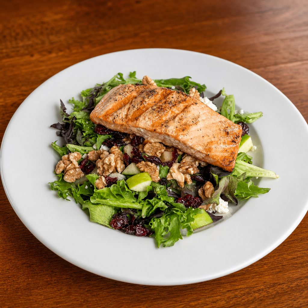 Maple Salmon Salad.