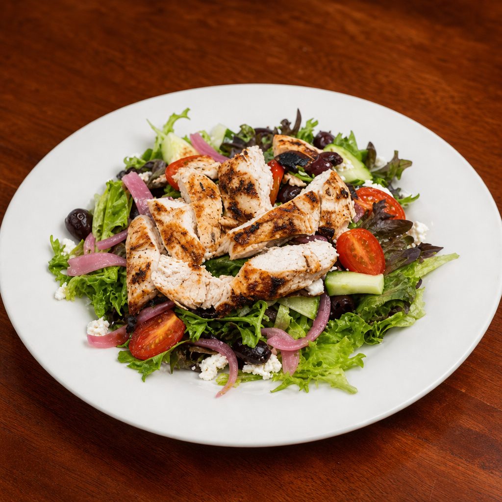 Mediterranean Chicken Salad.
